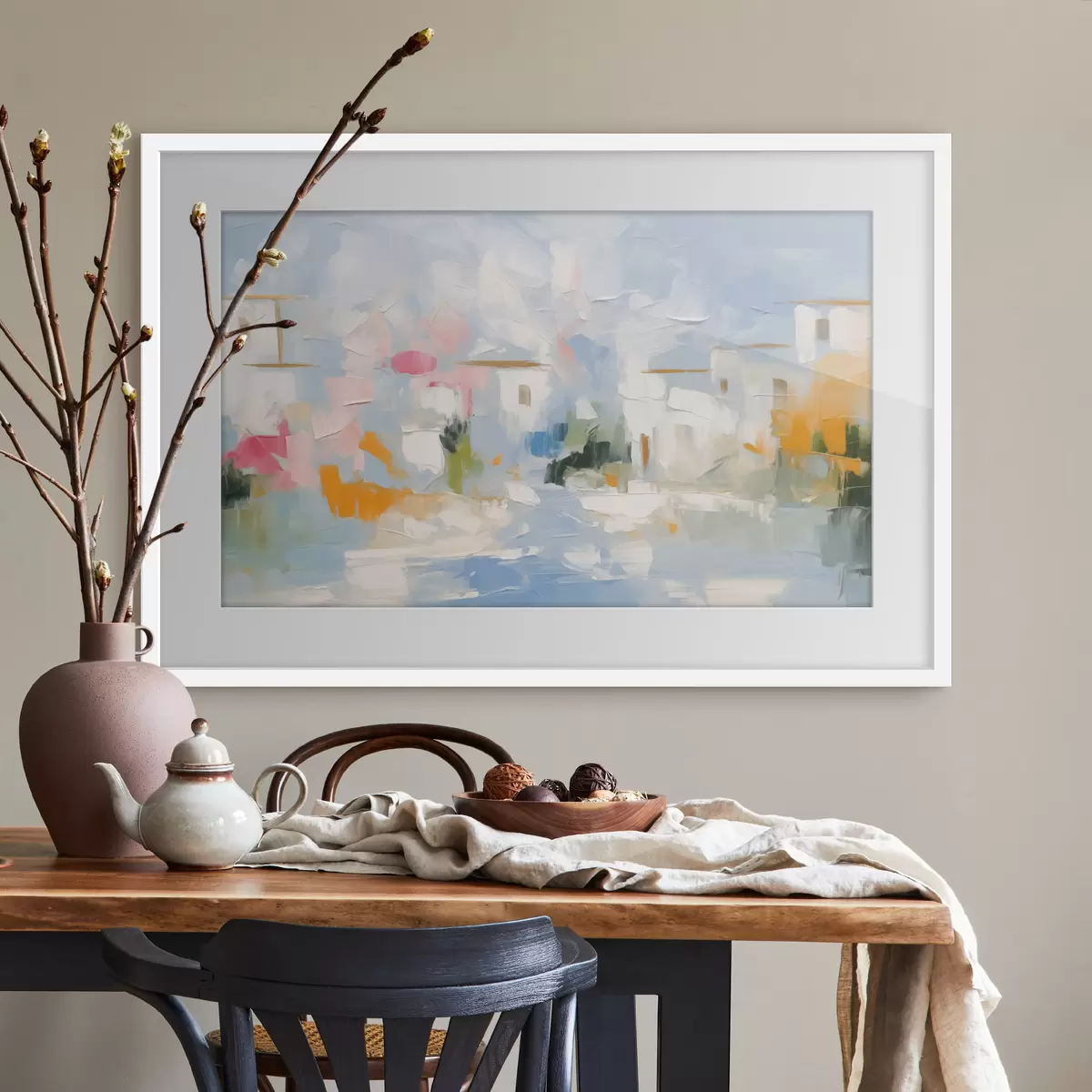Poster Casas abstractas f44048