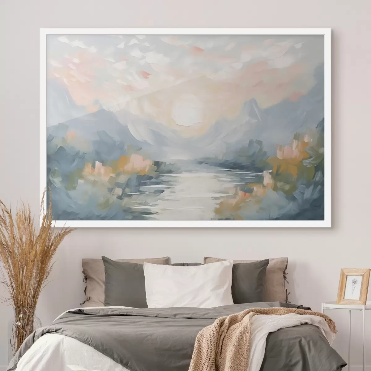 Poster Abstracción de las montañas f44052