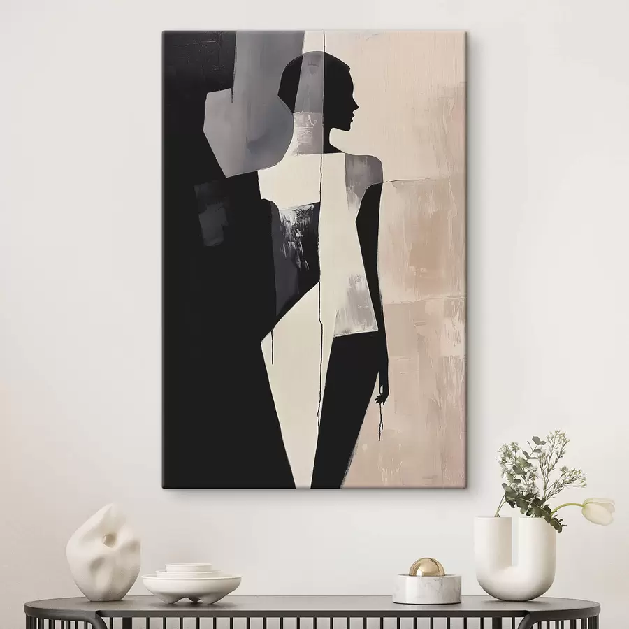 murales de pared Silueta abstracta s43969