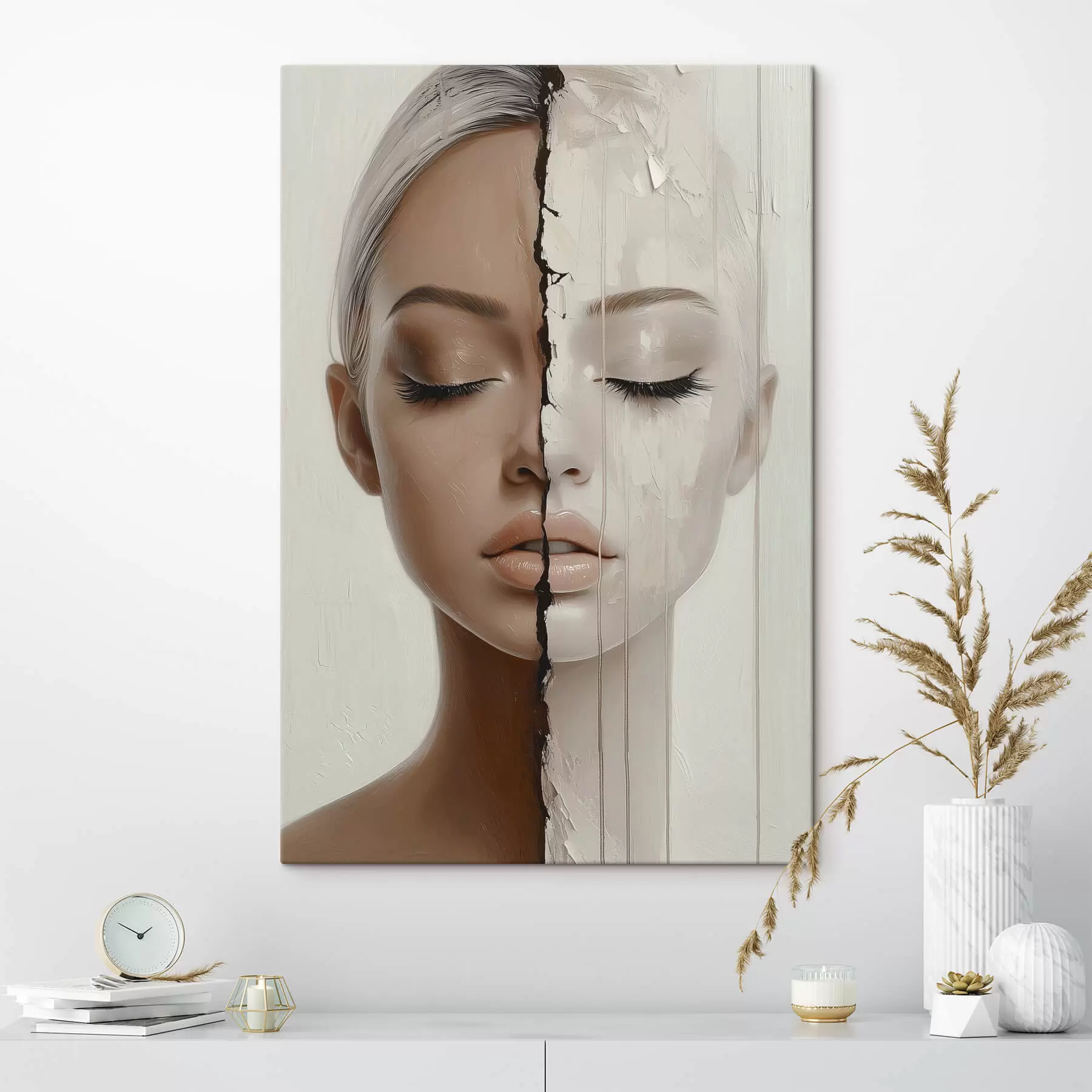 murales de pared Retrato de mujer s43972