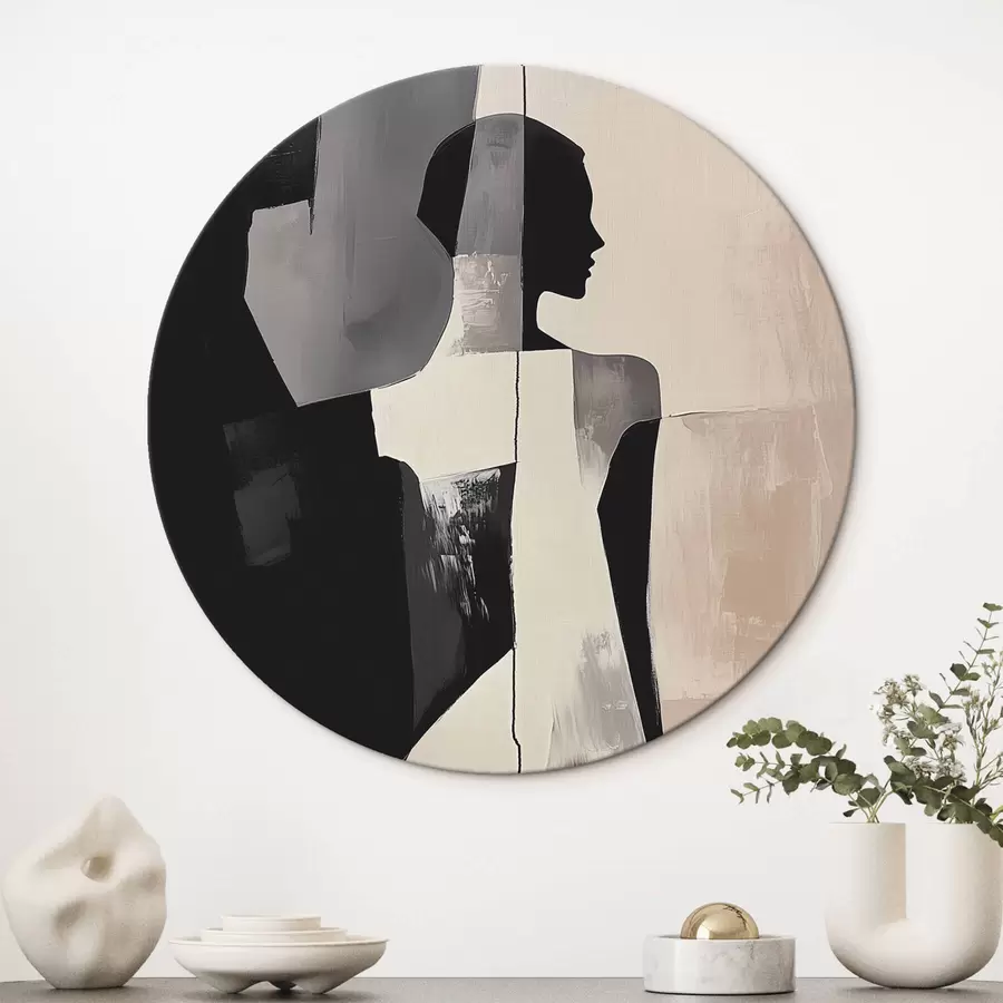 murales de pared Silueta abstracta r43969