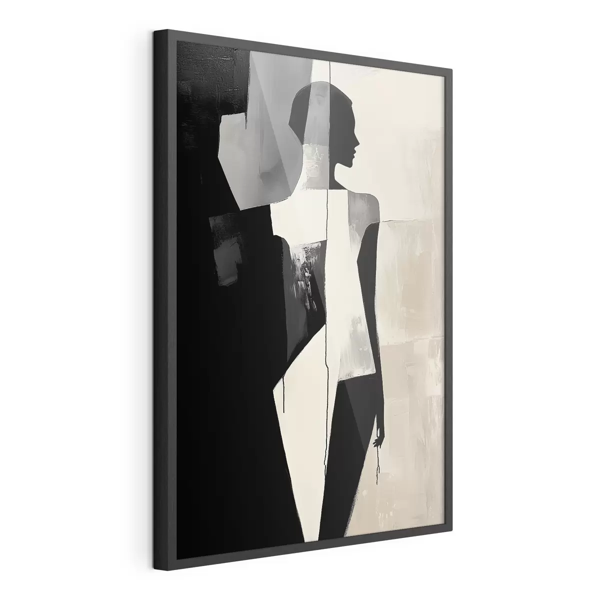 Poster Silueta en bloques f43969