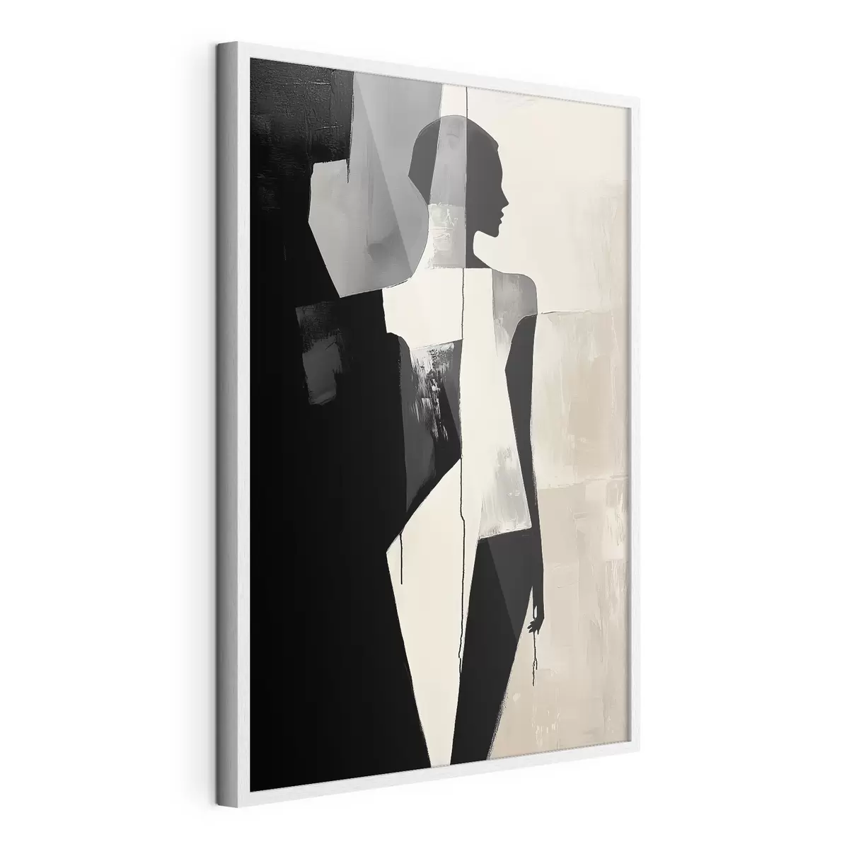 Poster Silueta en bloques f43969
