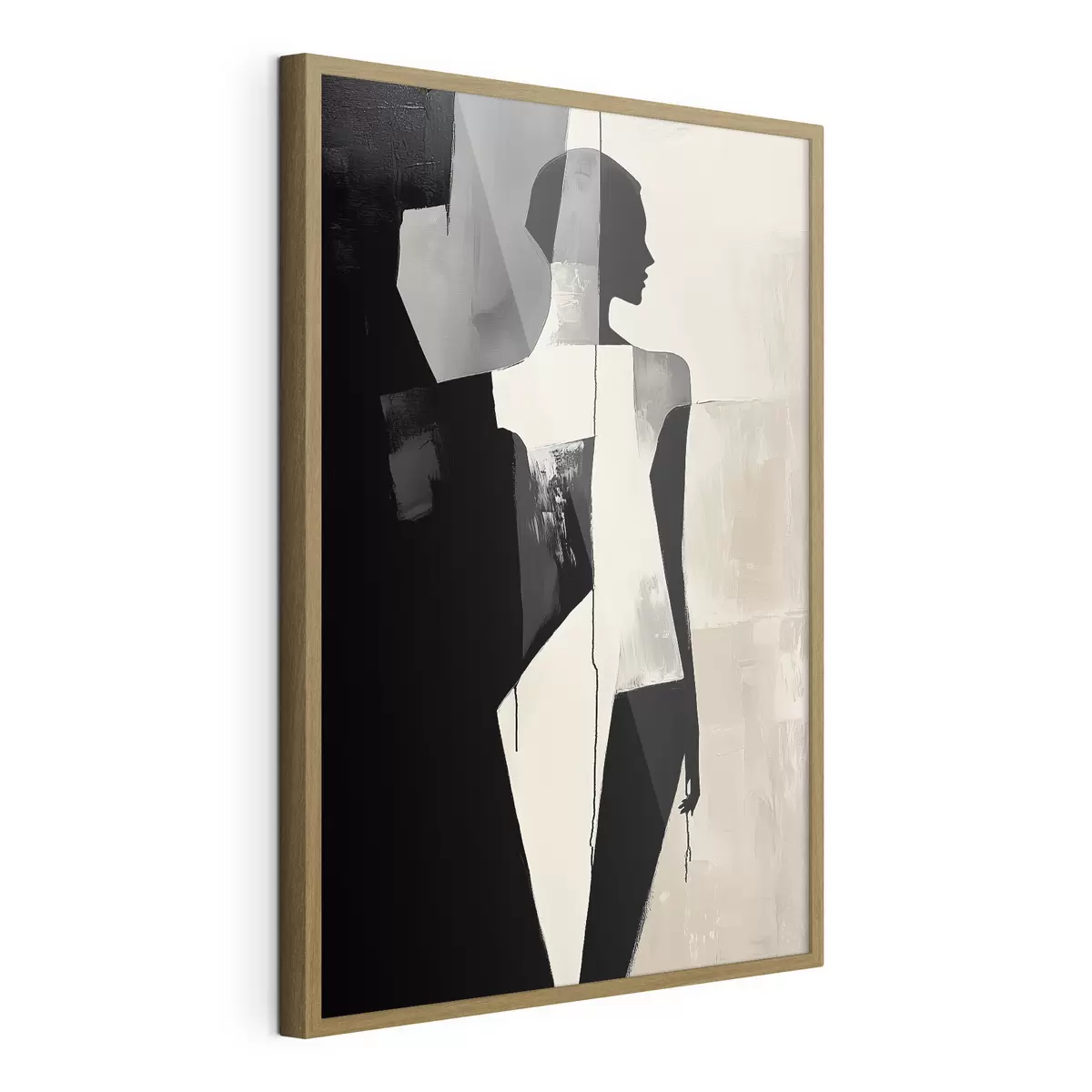 Poster Silueta en bloques f43969