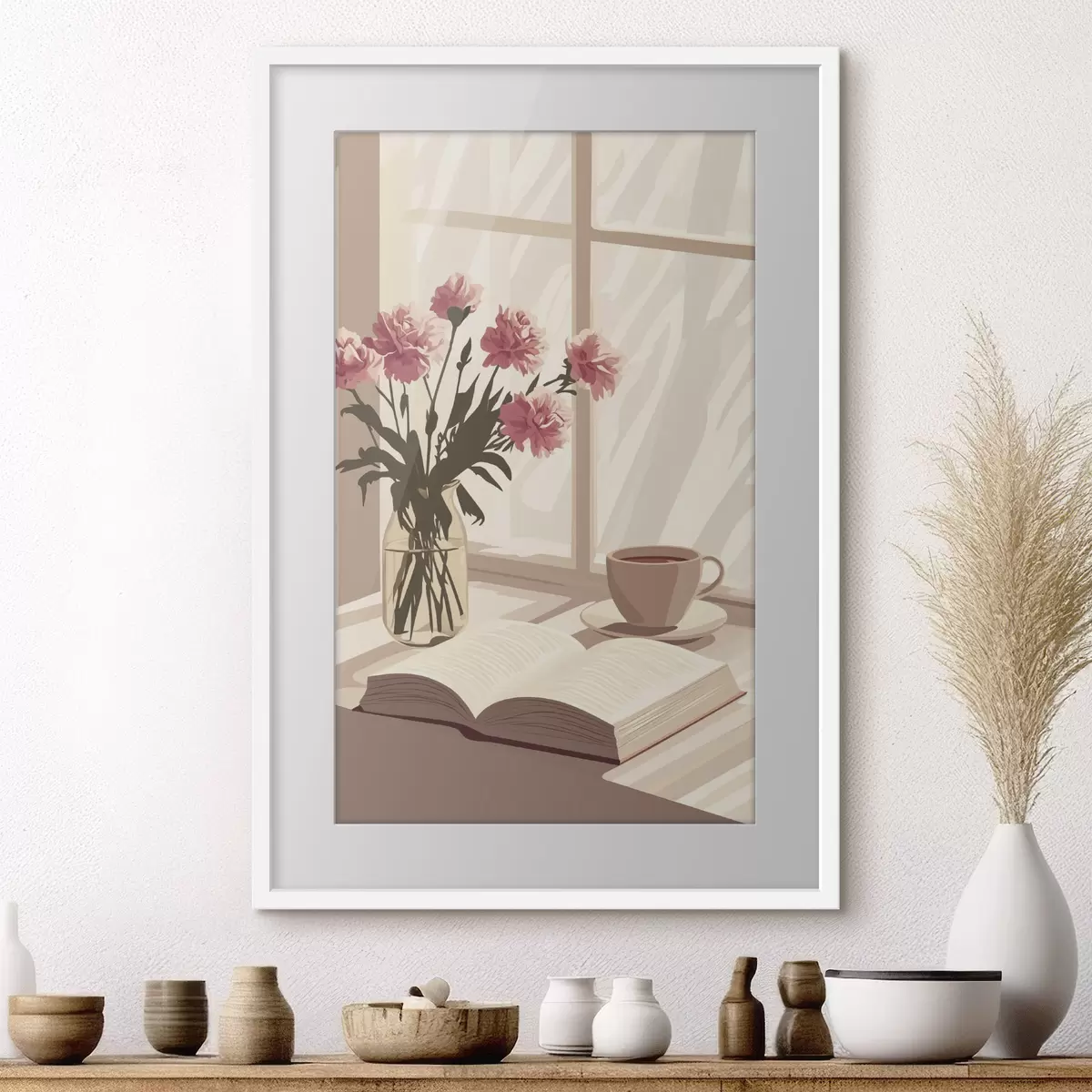 Poster Café y eco f44012