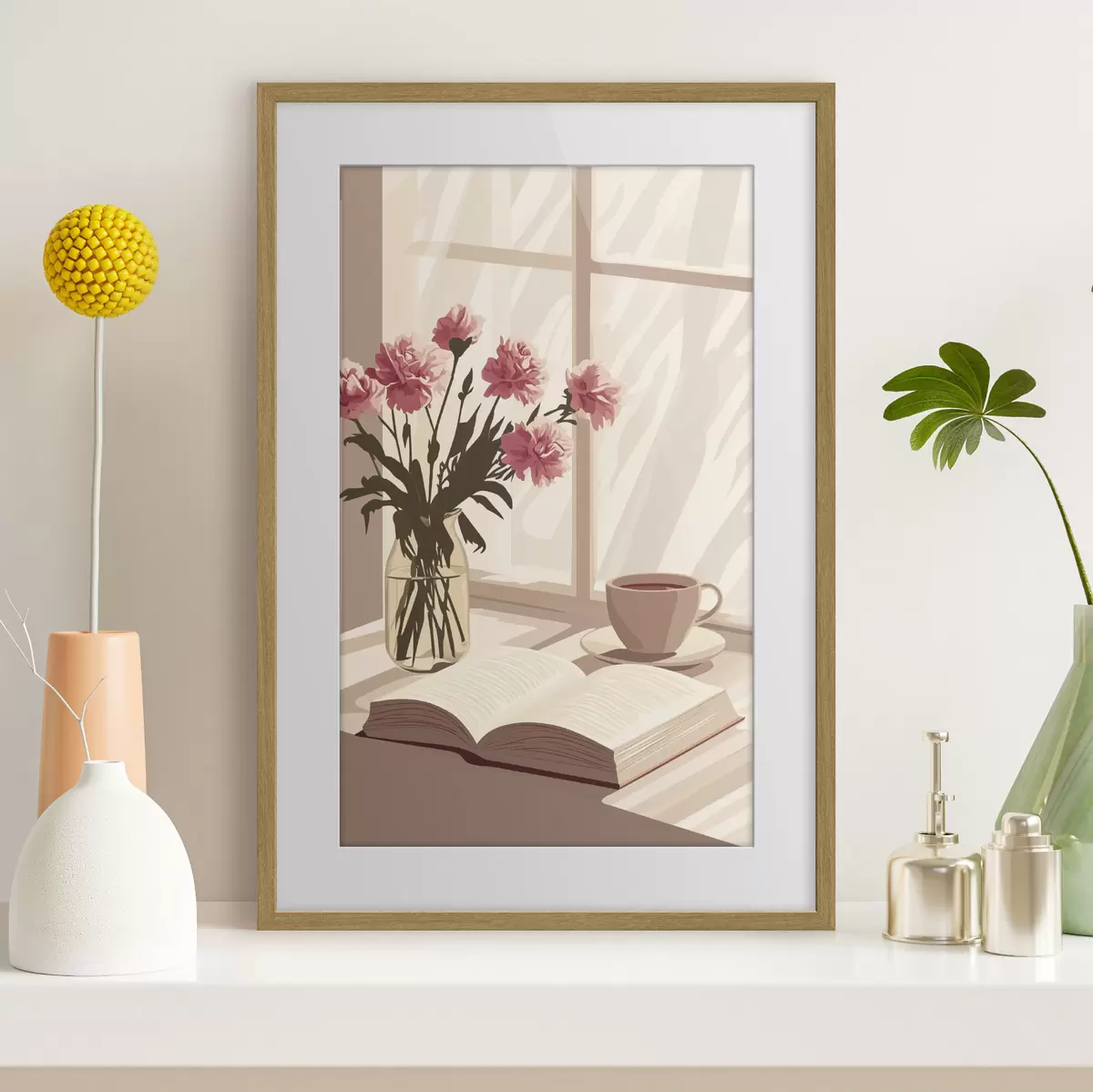 Poster Café y eco f44012