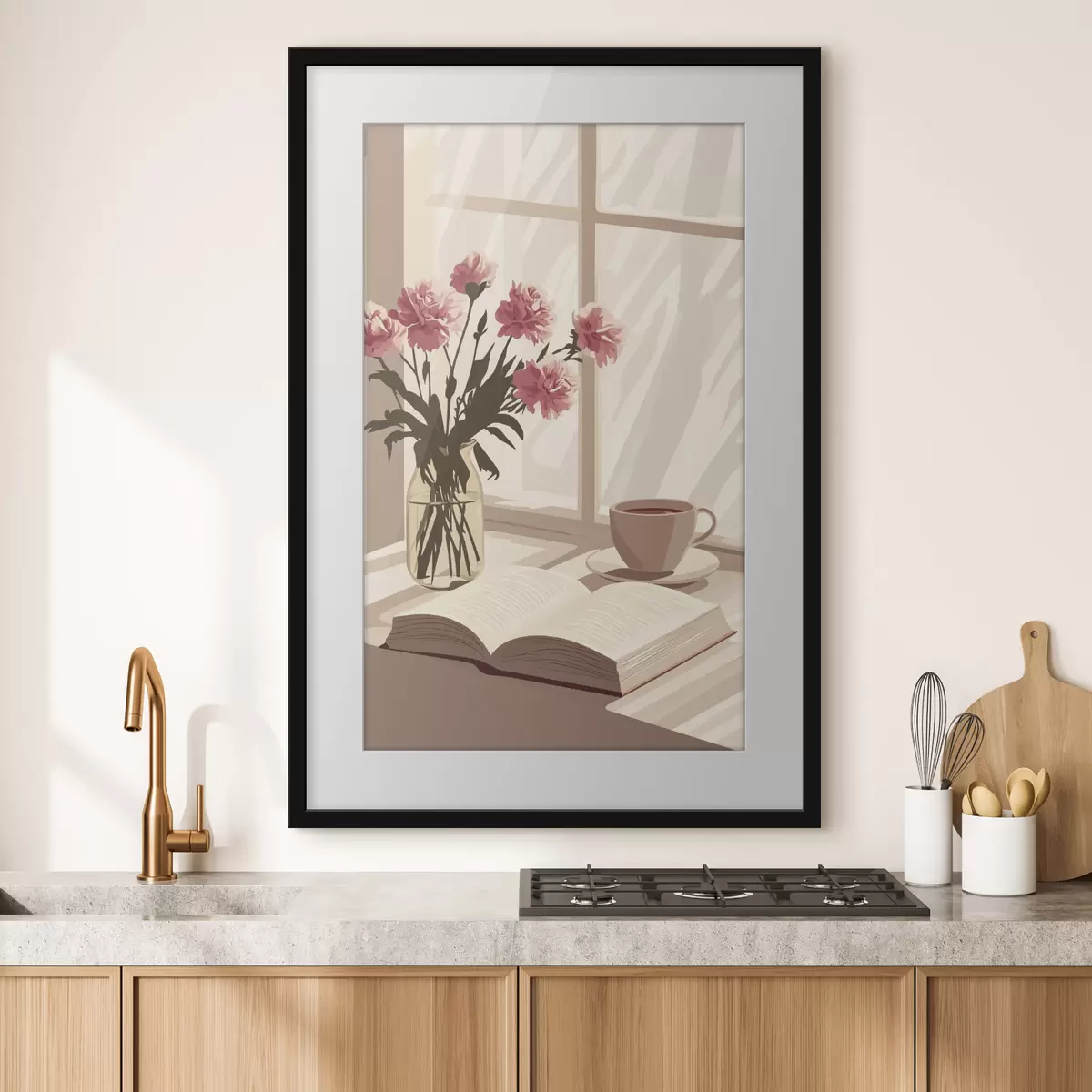 Poster Café y eco f44012