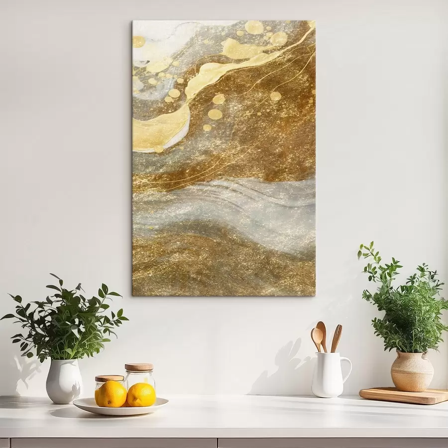 murales de pared Ondas abstractas de acuarela s44003