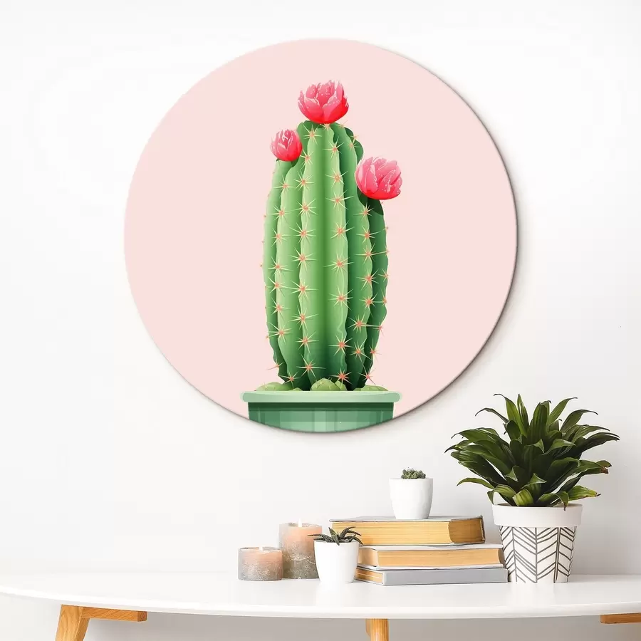 murales de pared Cactus en maceta r43999