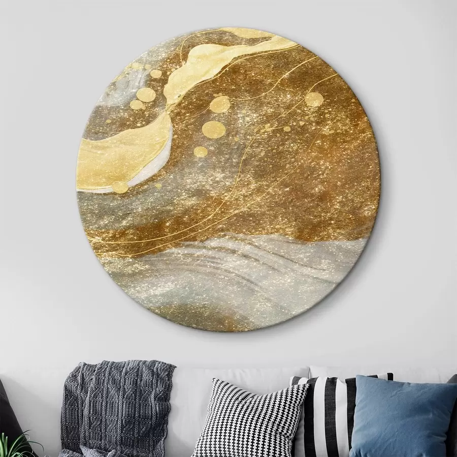 murales de pared Ondas abstractas de acuarela r44003