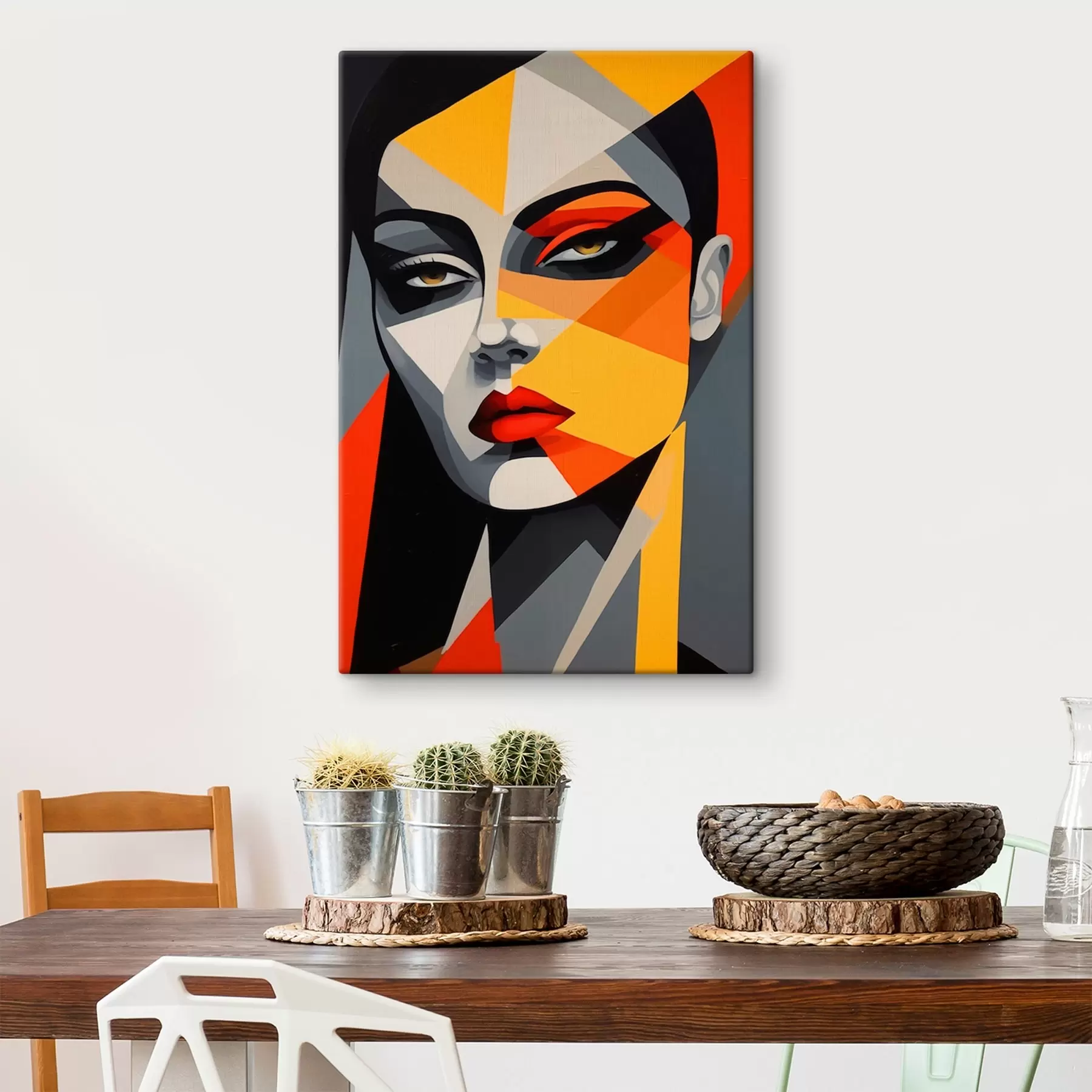 murales de pared Cara abstracta s44111