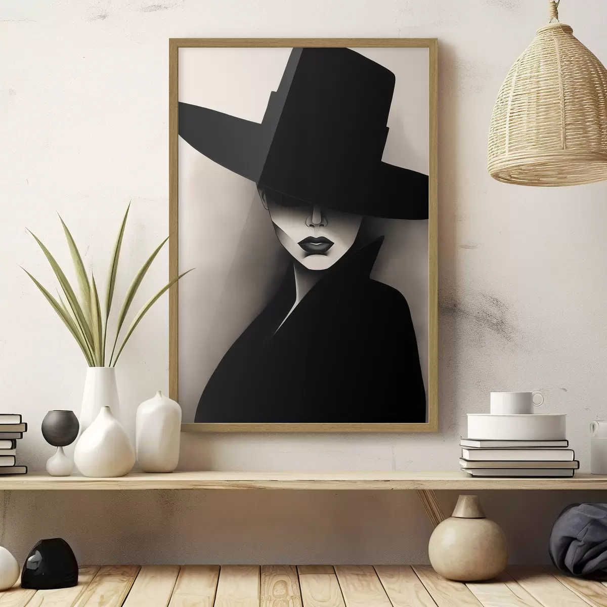 Poster Misterio bajo el sombrero f44108