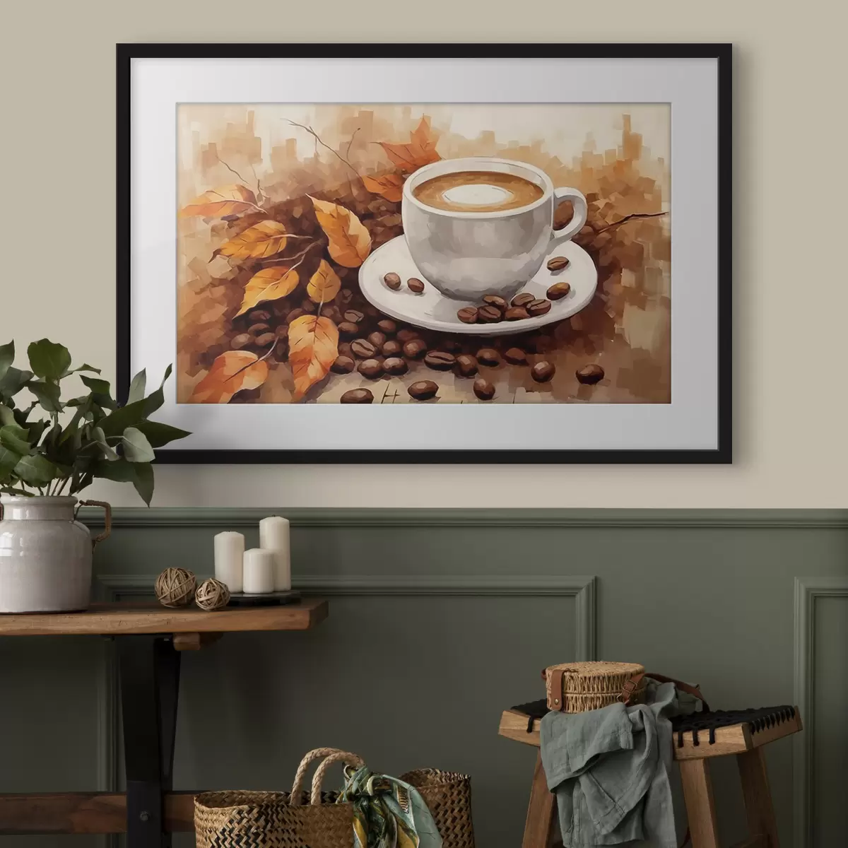 Poster Café de otoño f44116