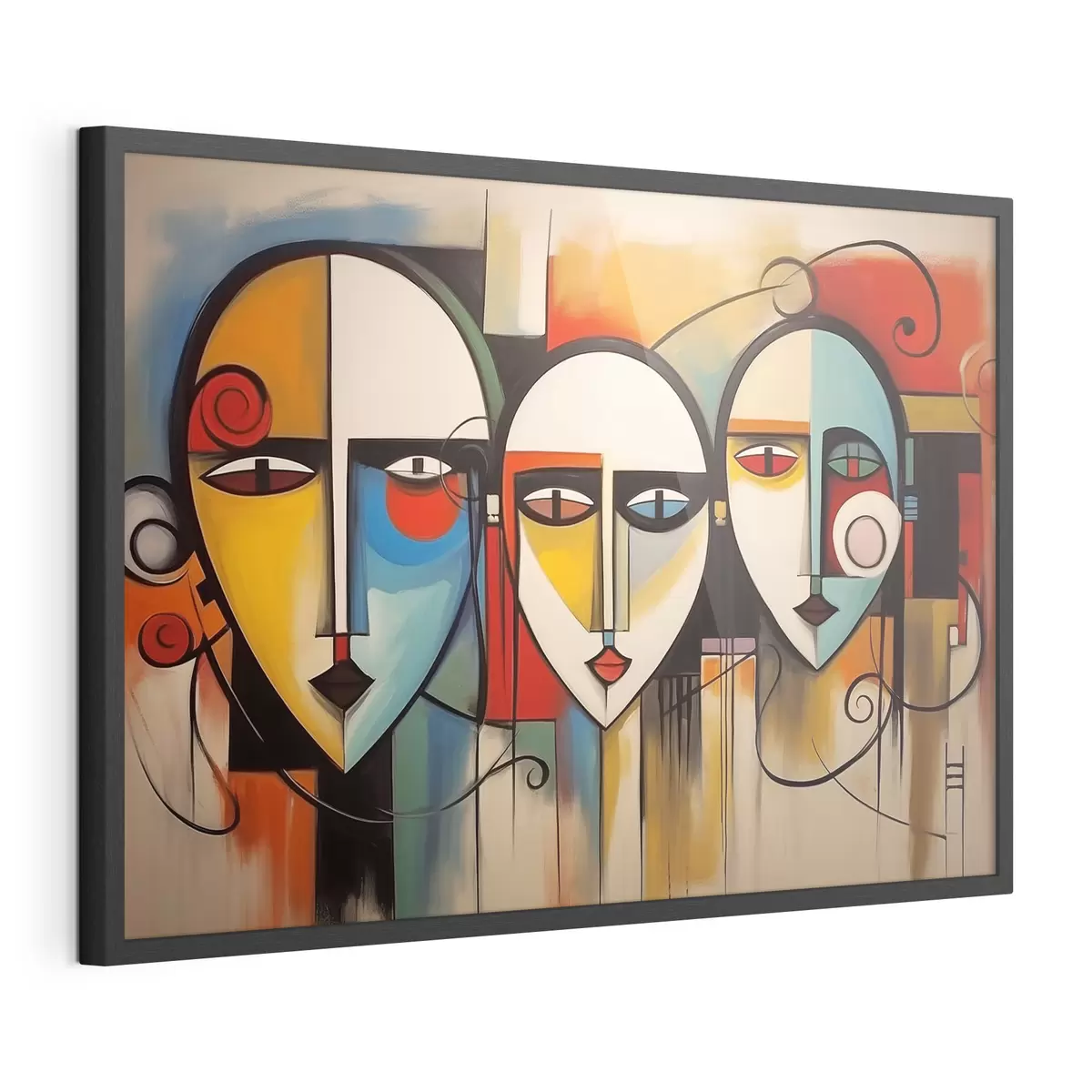 Poster Caras abstractas f44118