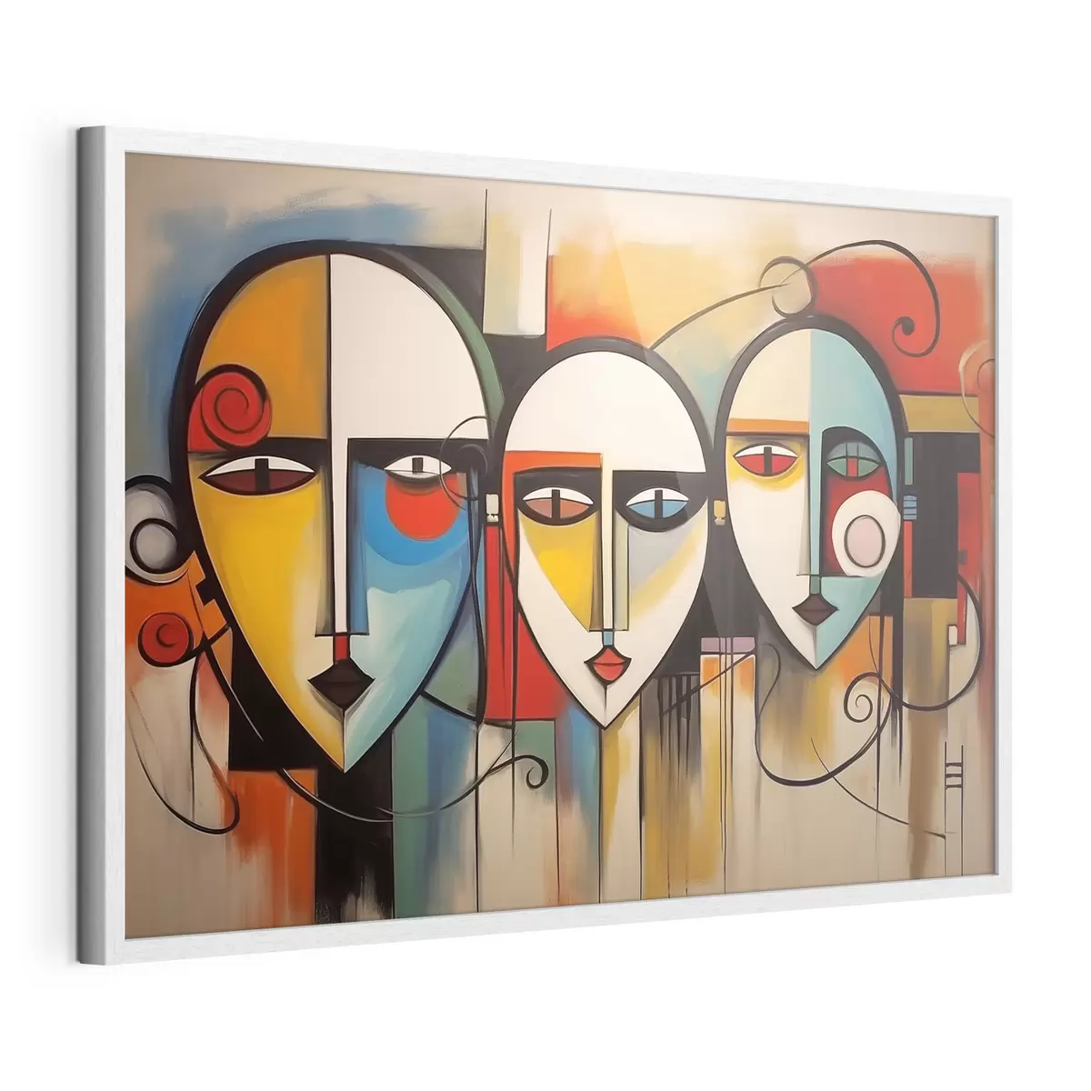Poster Caras abstractas f44118