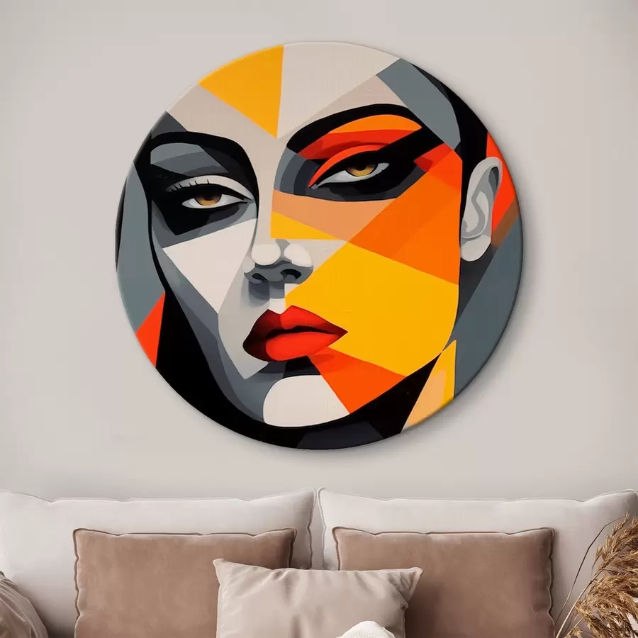 murales de pared Cara abstracta r44111