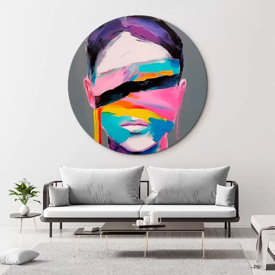 murales de pared Cara abstracta r44117