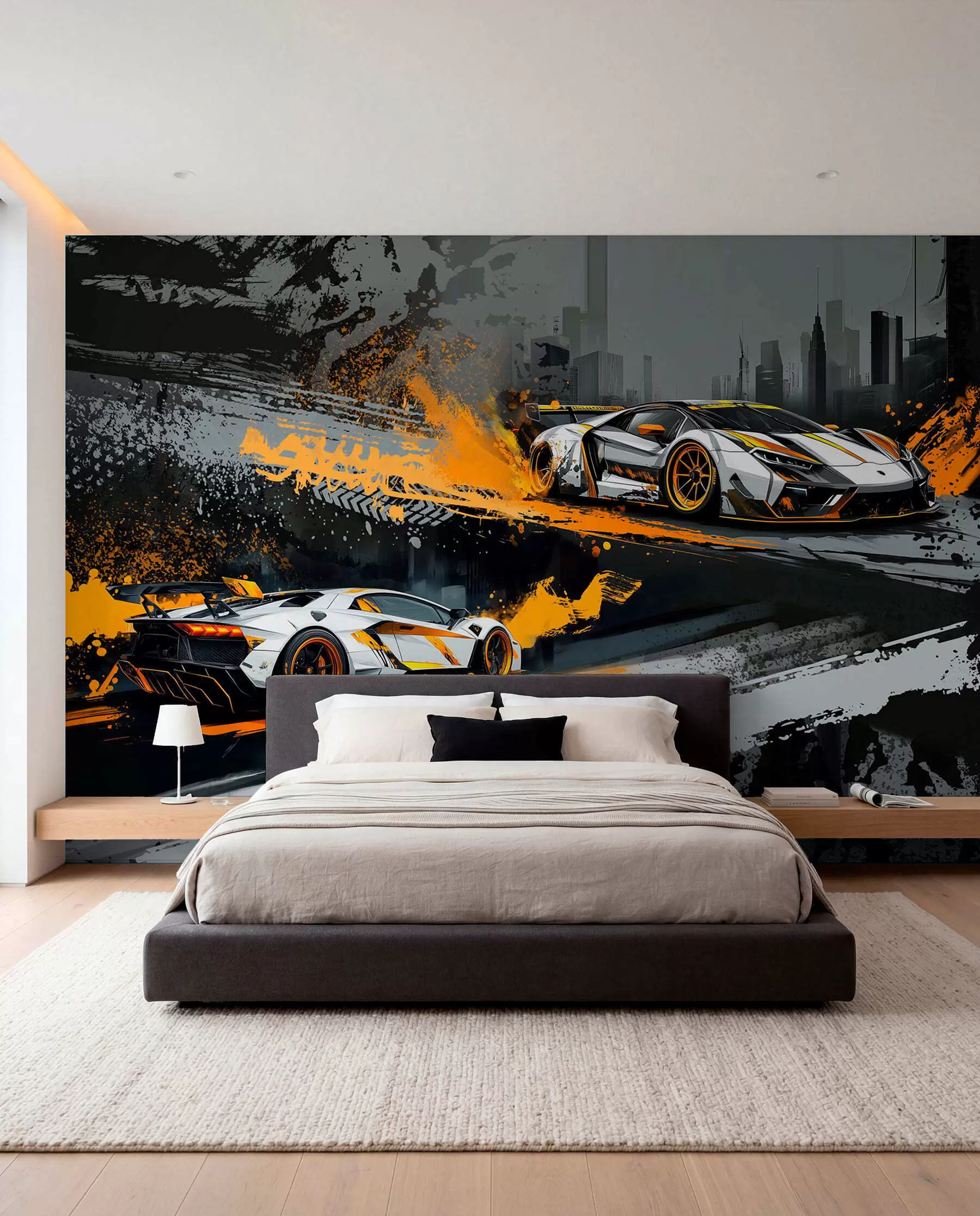 murales de pared Carrera urbana w03721