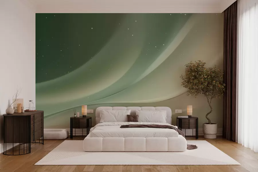 murales de pared Ondas abstractas Aurora w03751