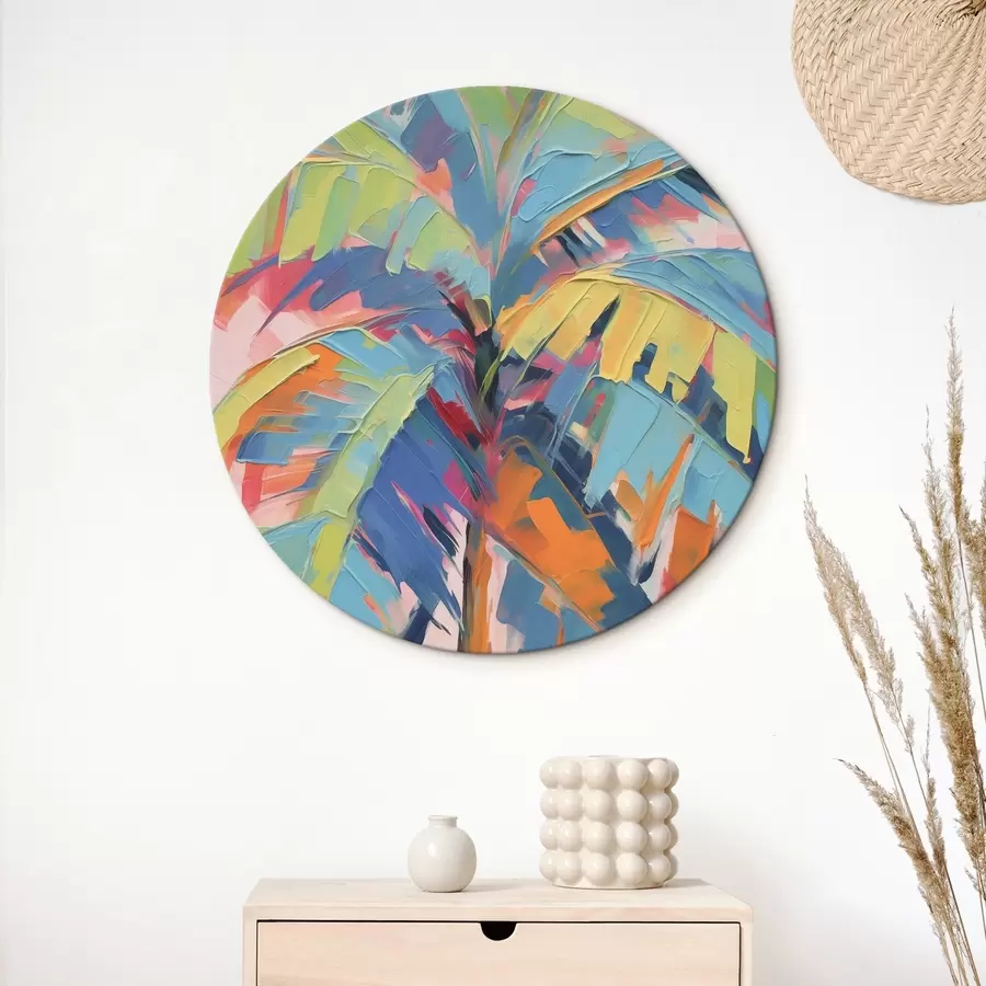 murales de pared Brillante follaje de palmera r44135