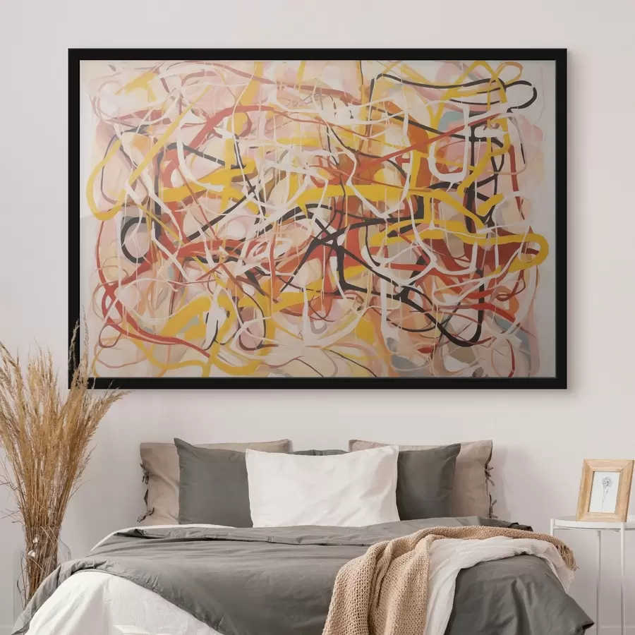 murales de pared Líneas enredadas f44131