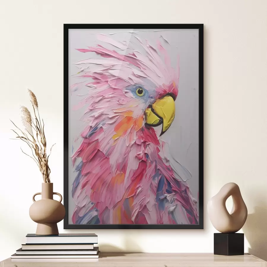 murales de pared Pintura imitación cacatúa f44132