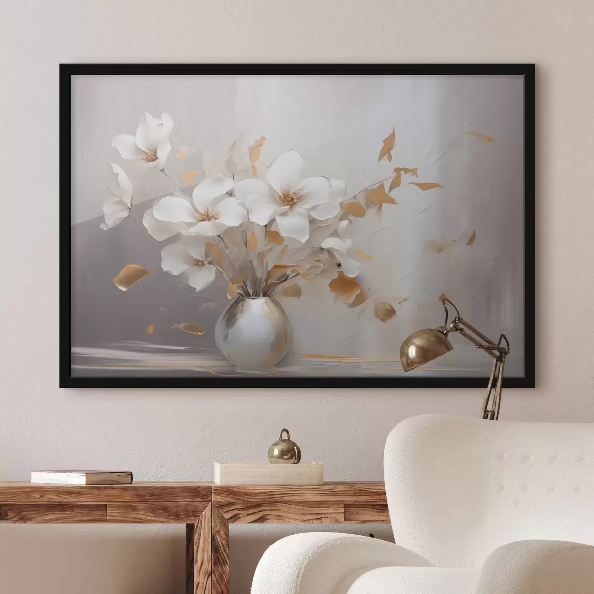 Poster Flores en un florero f44133