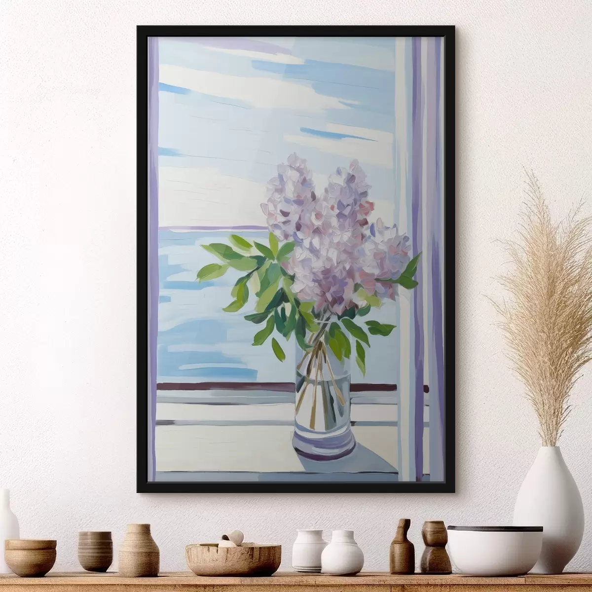 Poster Un ramo de lilas f44134