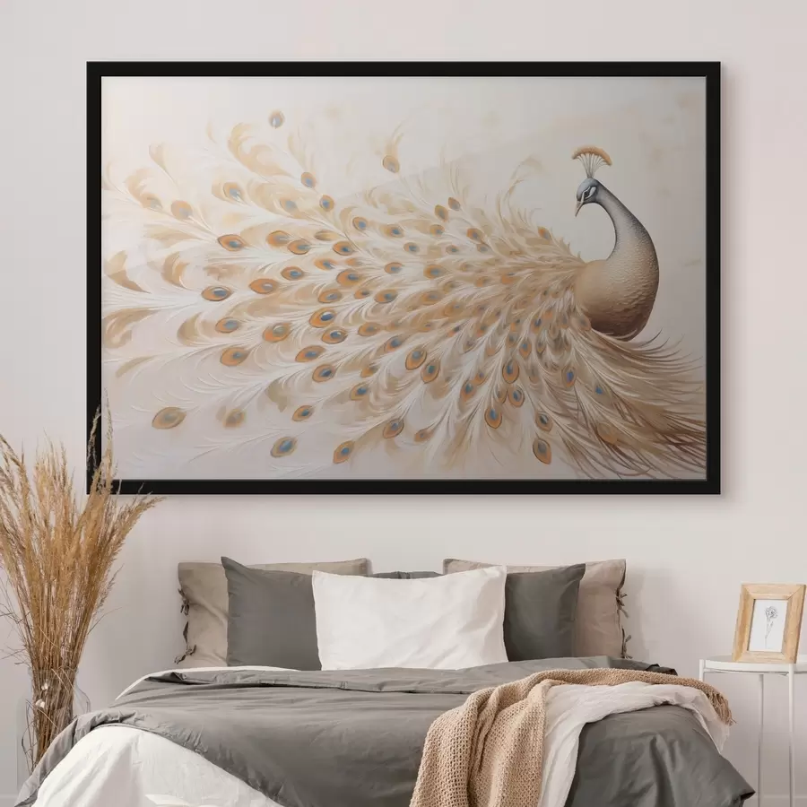 murales de pared Pavo real f44139