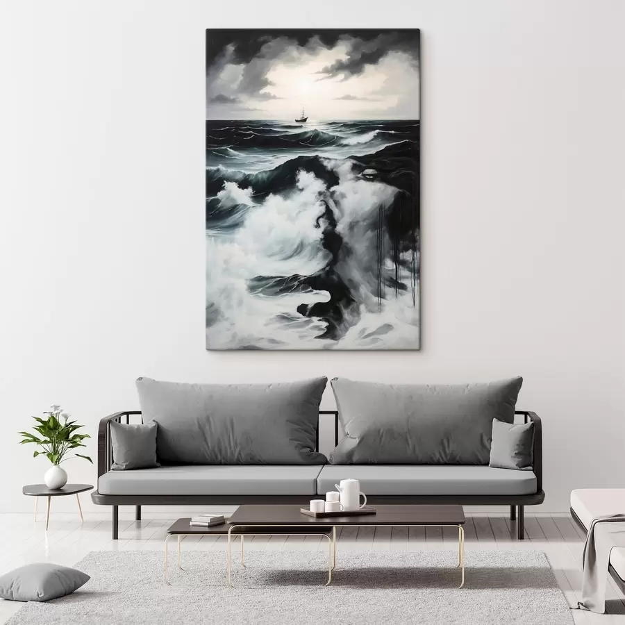 murales de pared Mar tormentoso s44071