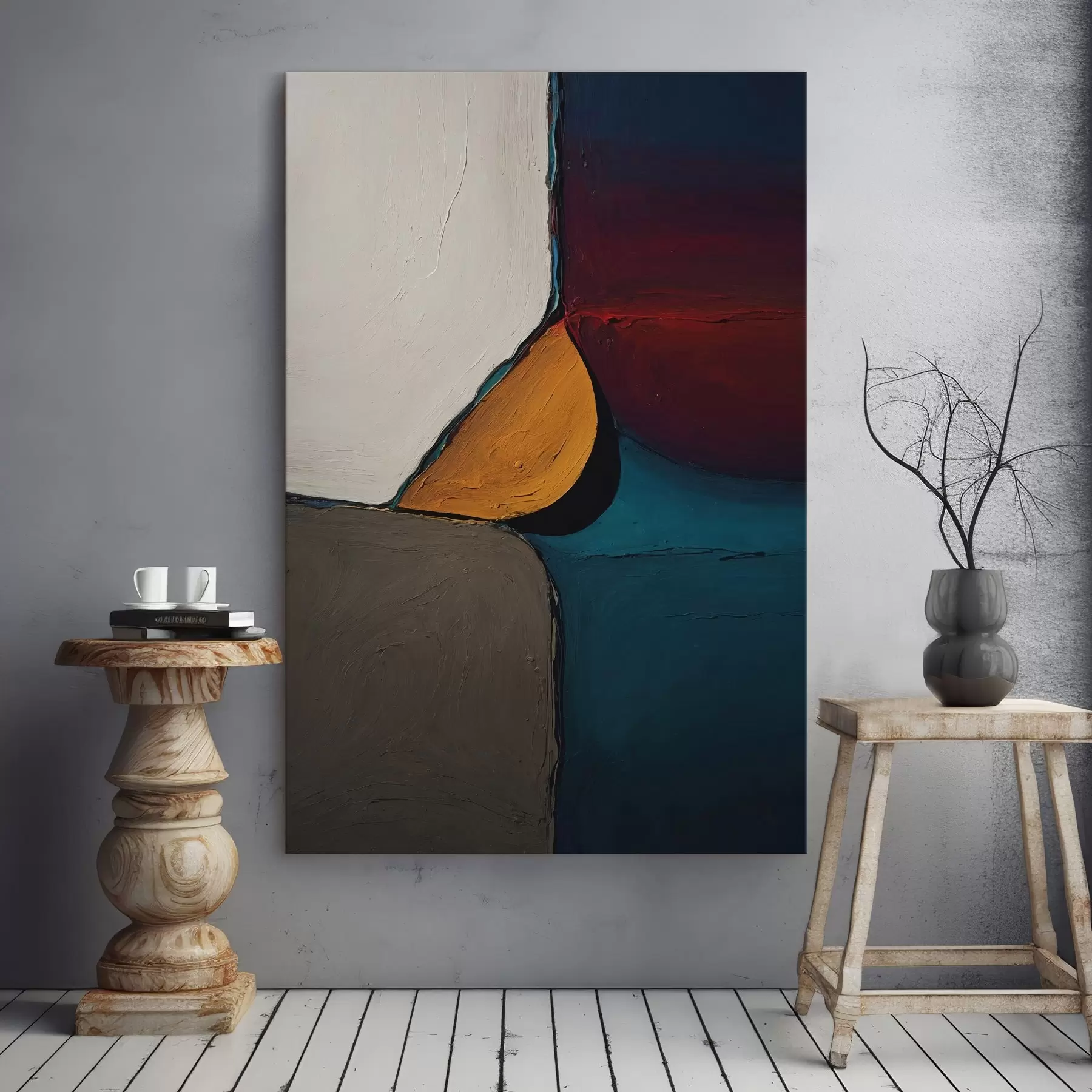 murales de pared Relieve multicolor s44095