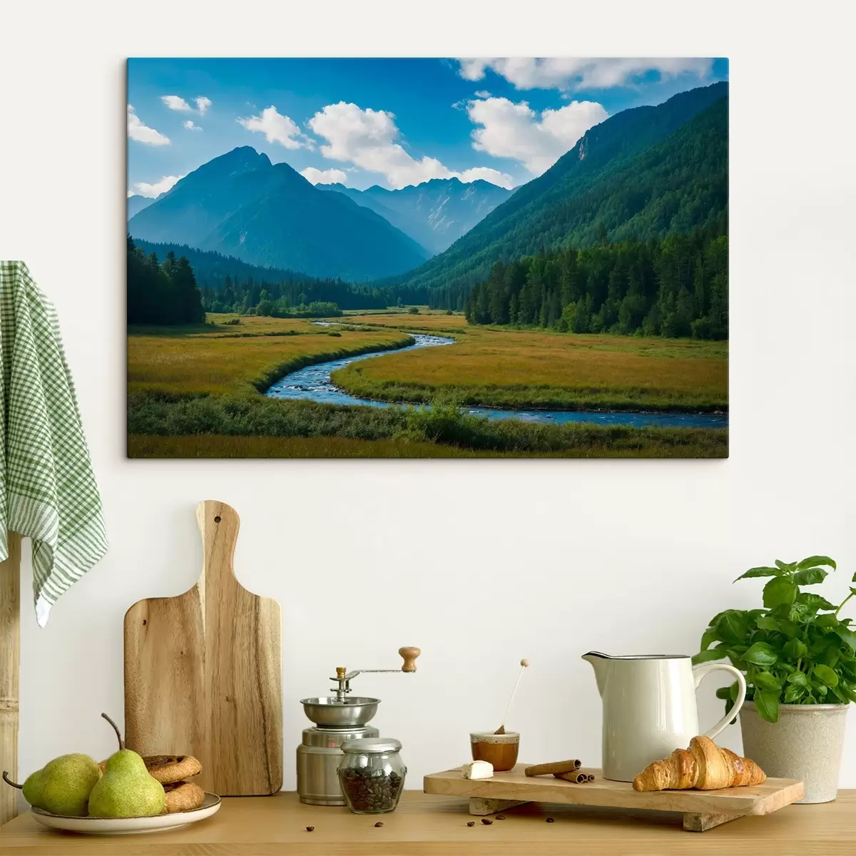 murales de pared Arroyo de las montañas s44099