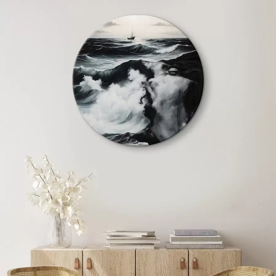 murales de pared Mar tormentoso r44071