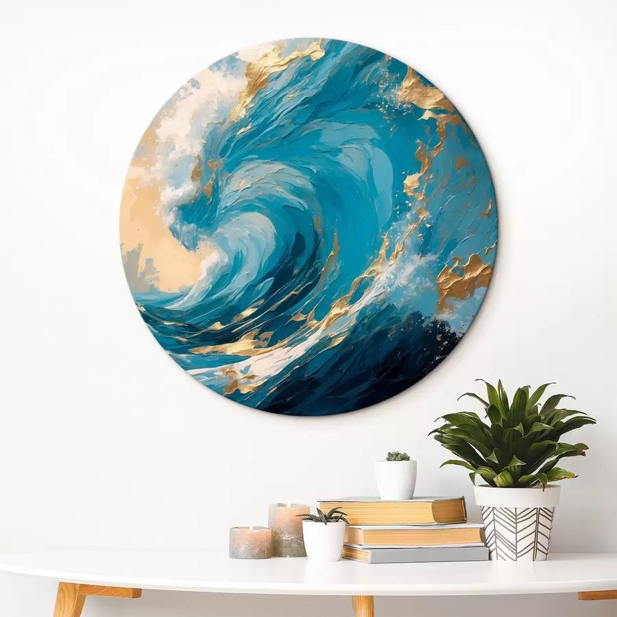 murales de pared Tsunami creciente r44084