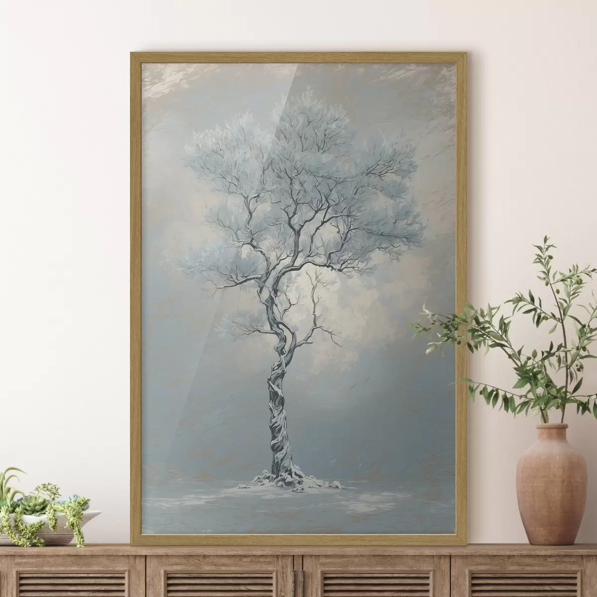 Poster Árbol congelado f44087