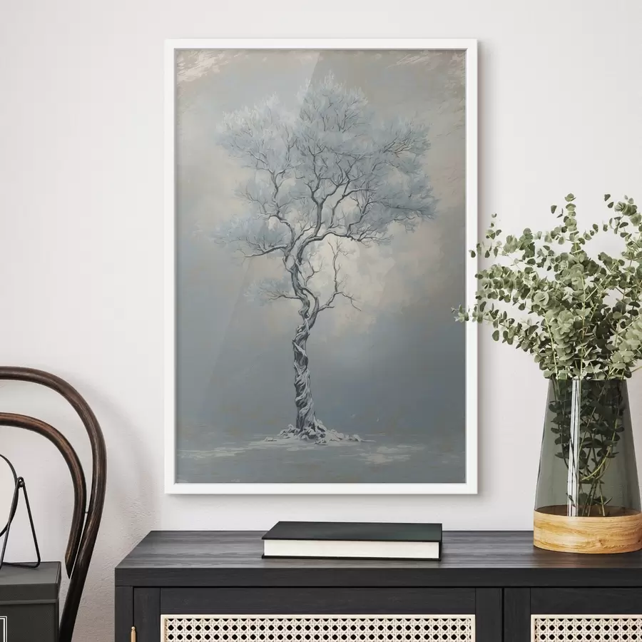 murales de pared Árbol congelado f44087