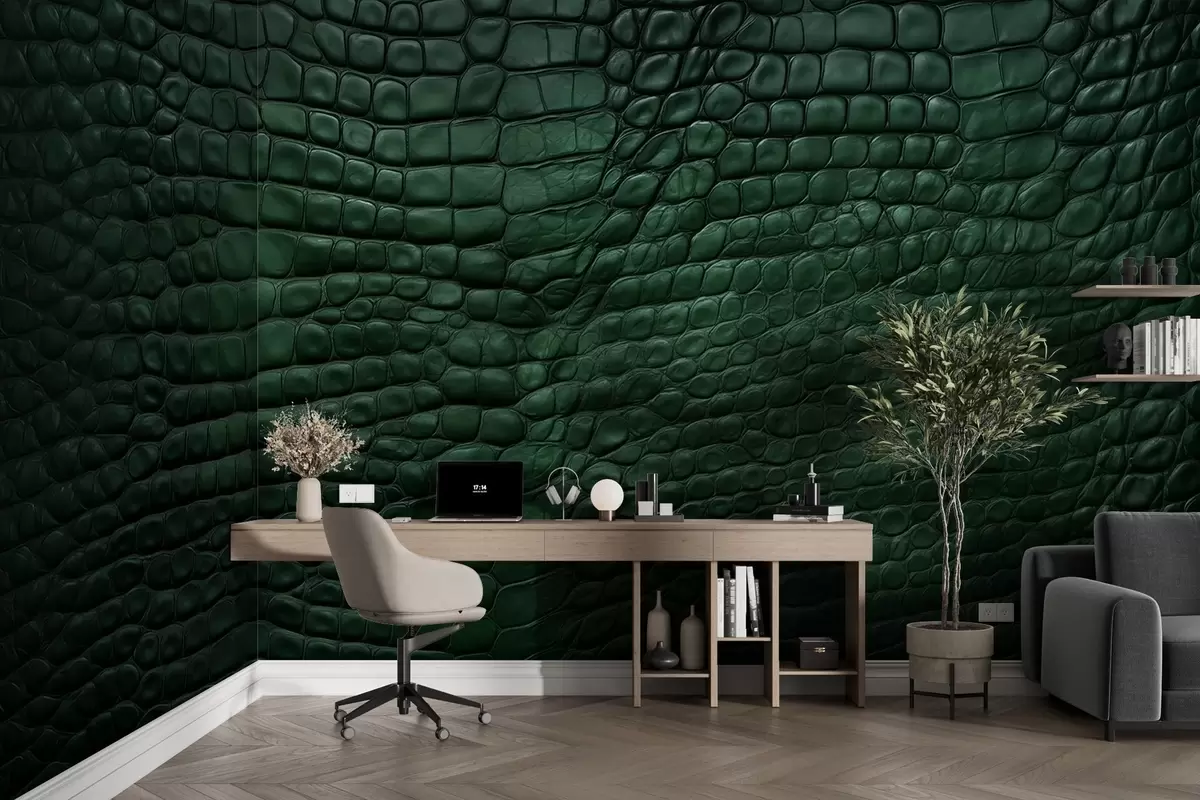 murales de pared Imitación de piel de animal dibujada w03818