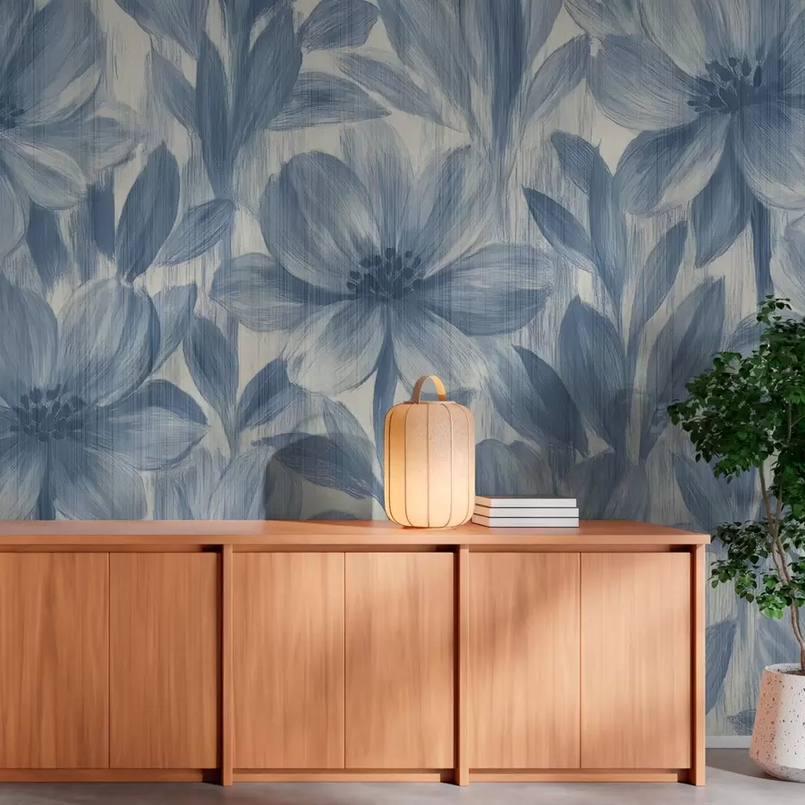 murales de pared Elegantes flores de acuarela w03821