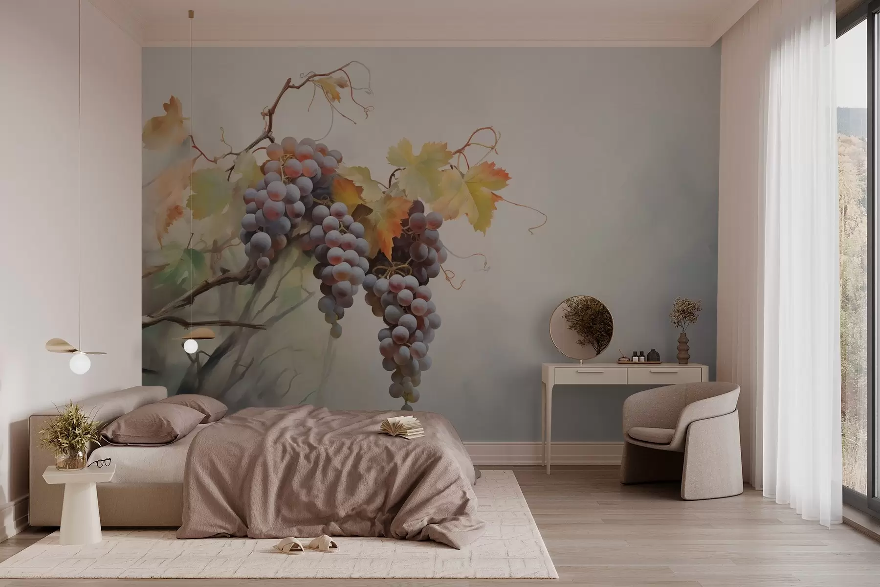 murales de pared Uva w03846