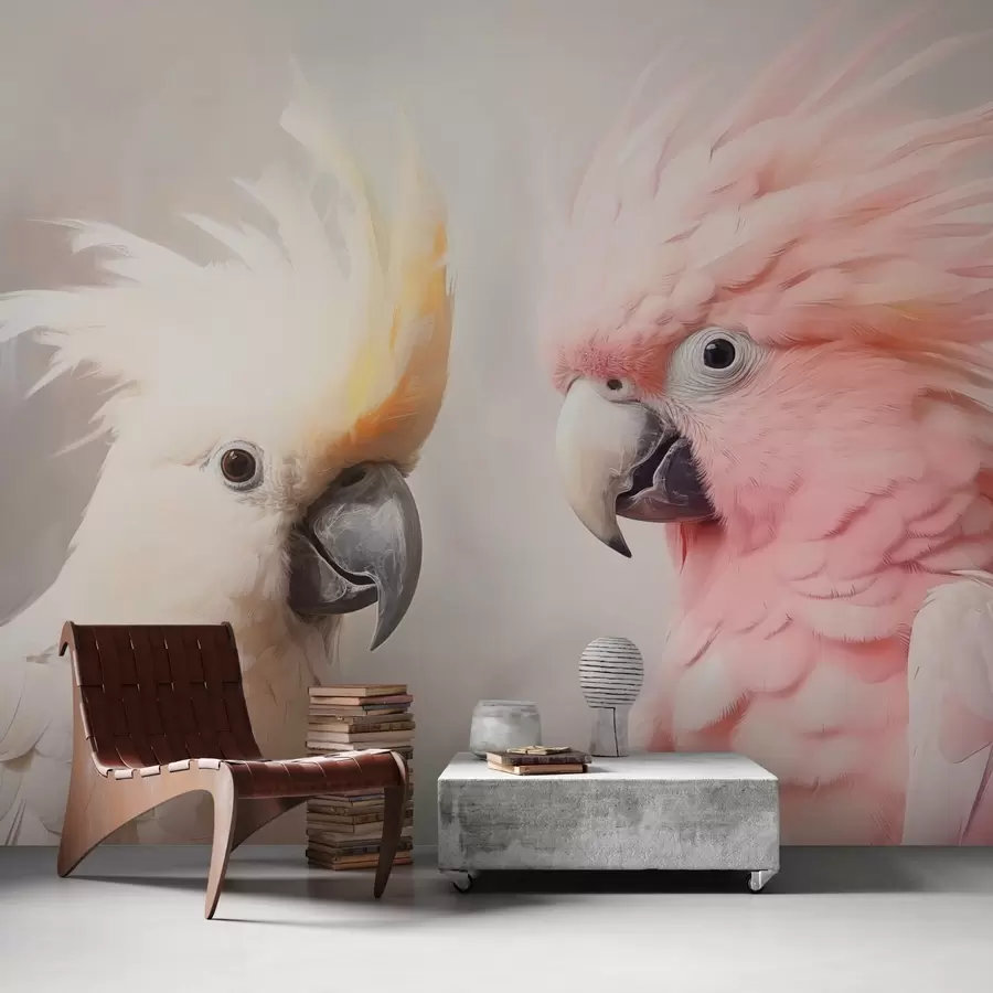 murales de pared Loros w03848
