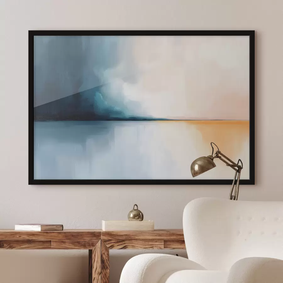 murales de pared Montañas en tonos verdes f44171