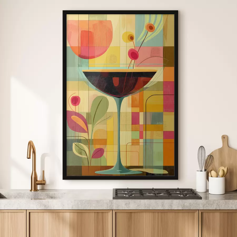 murales de pared Armonía geométrica f44177