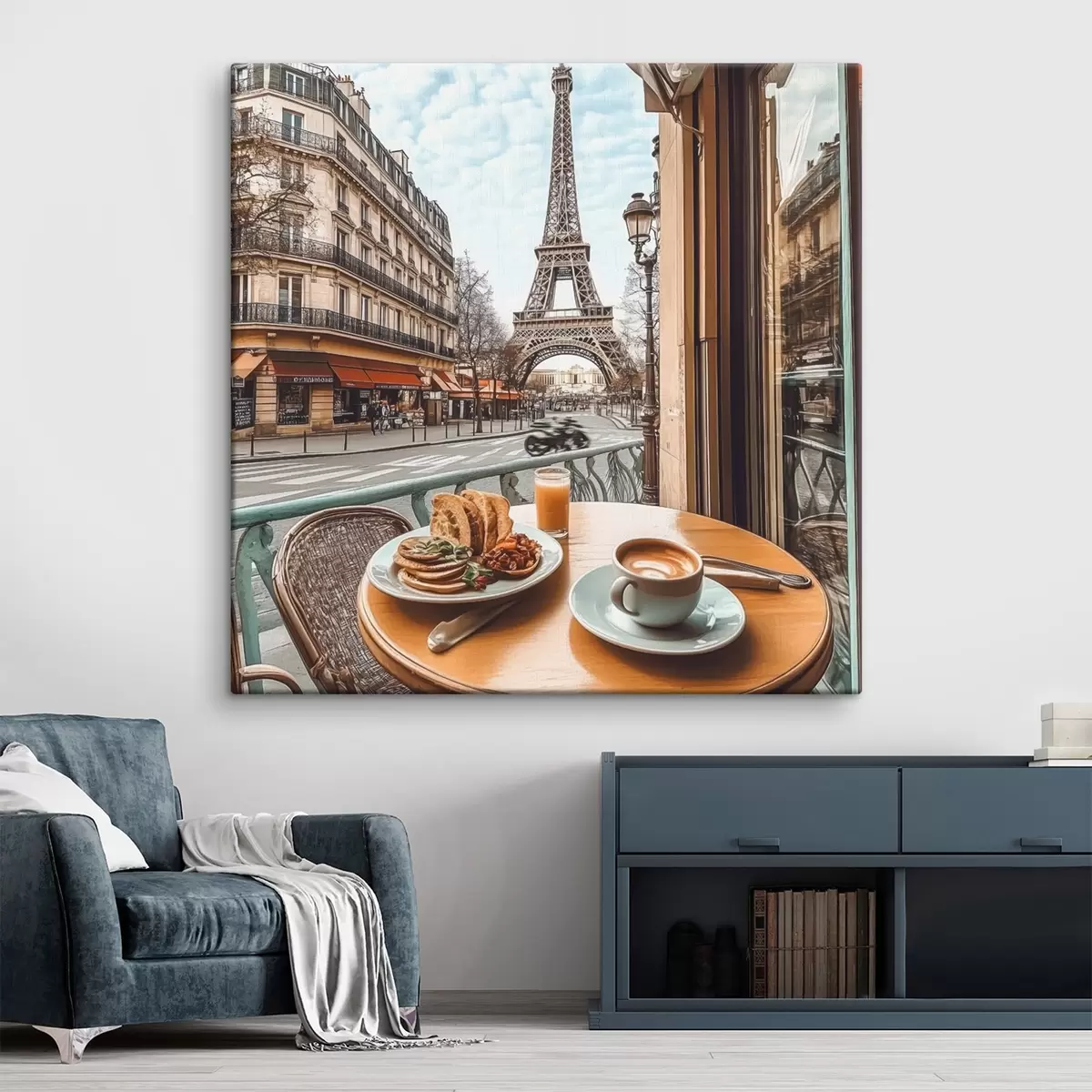 murales de pared Vista de la Torre Eiffel s44225