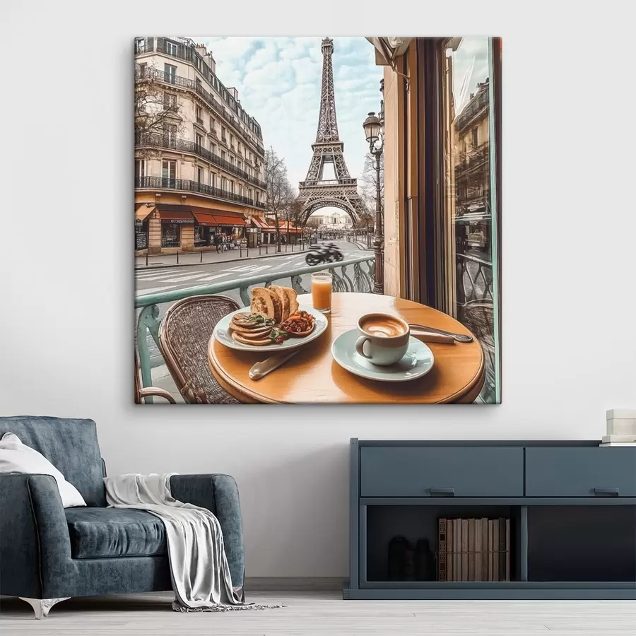 murales de pared Vista de la Torre Eiffel s44225