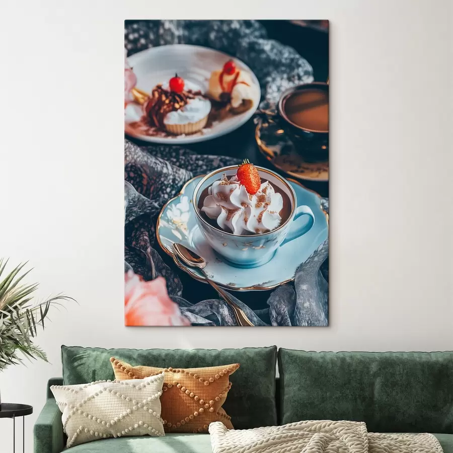 murales de pared Taza de café y postre s44228