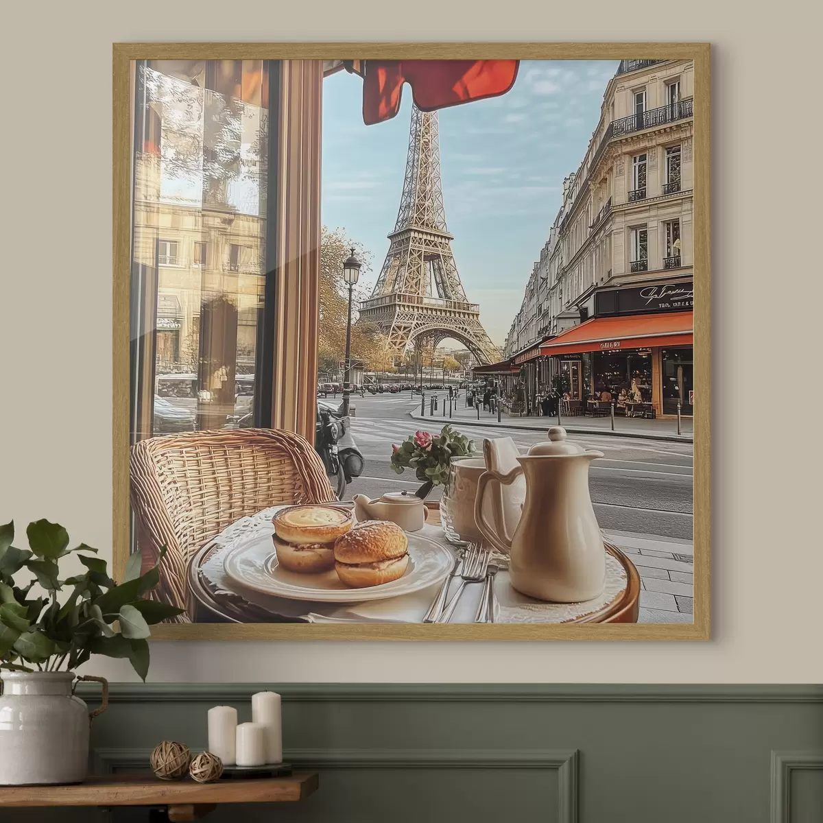 Poster Desayuno en París f44224
