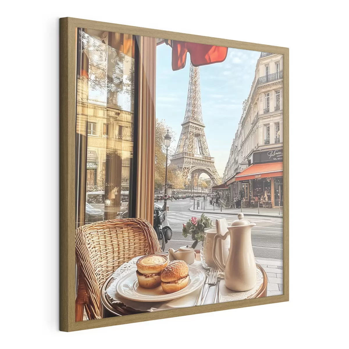 Poster Desayuno en París f44224