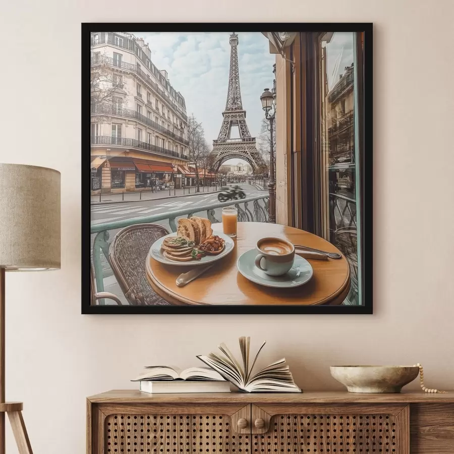 murales de pared Vista de la Torre Eiffel f44225