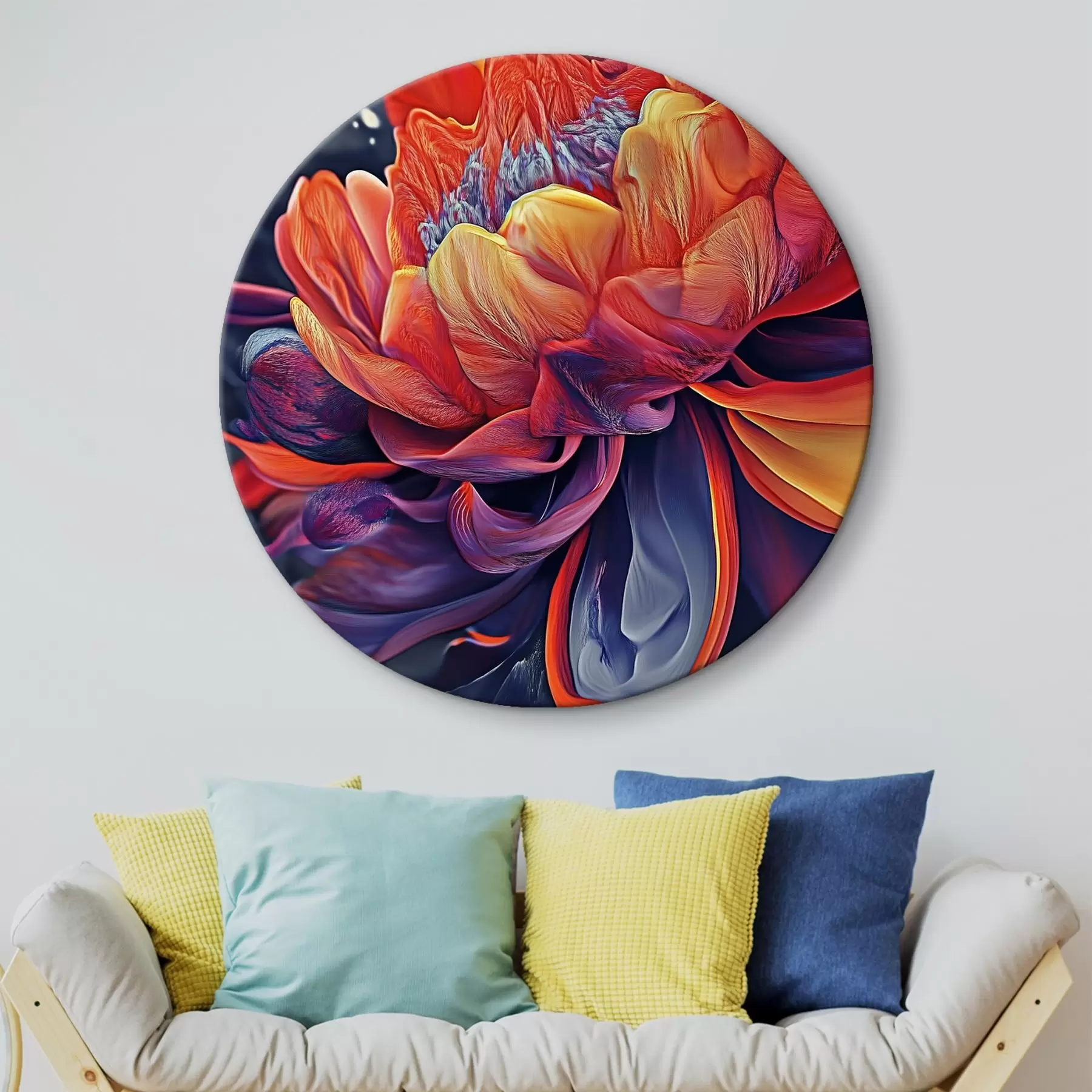 murales de pared Gran flor brillante r44214