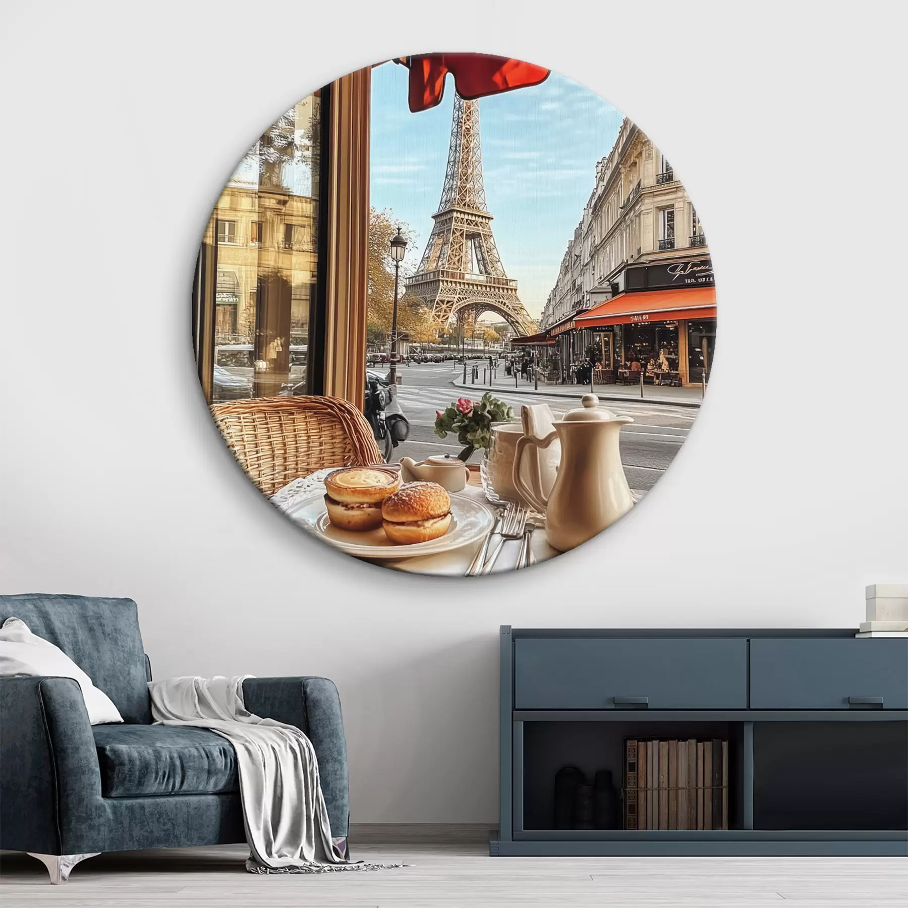 murales de pared Desayuno en París r44224